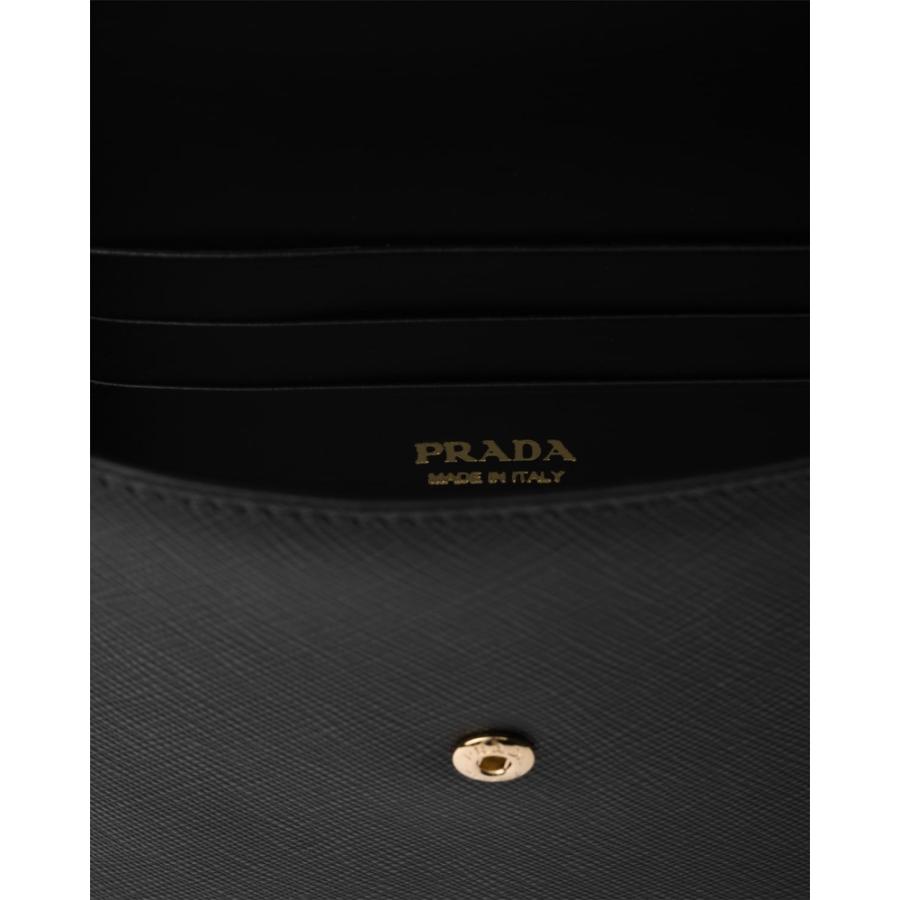 プラダ PRADA 2026春夏 レディース サフィアーノ レザー エンベロープクラッチ1MF048_2CLQ_F0002【ブラック 】【送料無料】【正規品】の画像