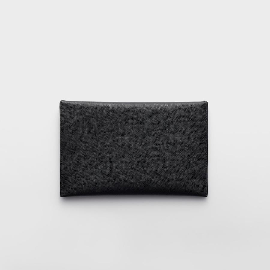 プラダ PRADA 2026春夏 レディース サフィアーノ レザー エンベロープクラッチ1MF048_2CLQ_F0002【ブラック 】【送料無料】【正規品】の画像