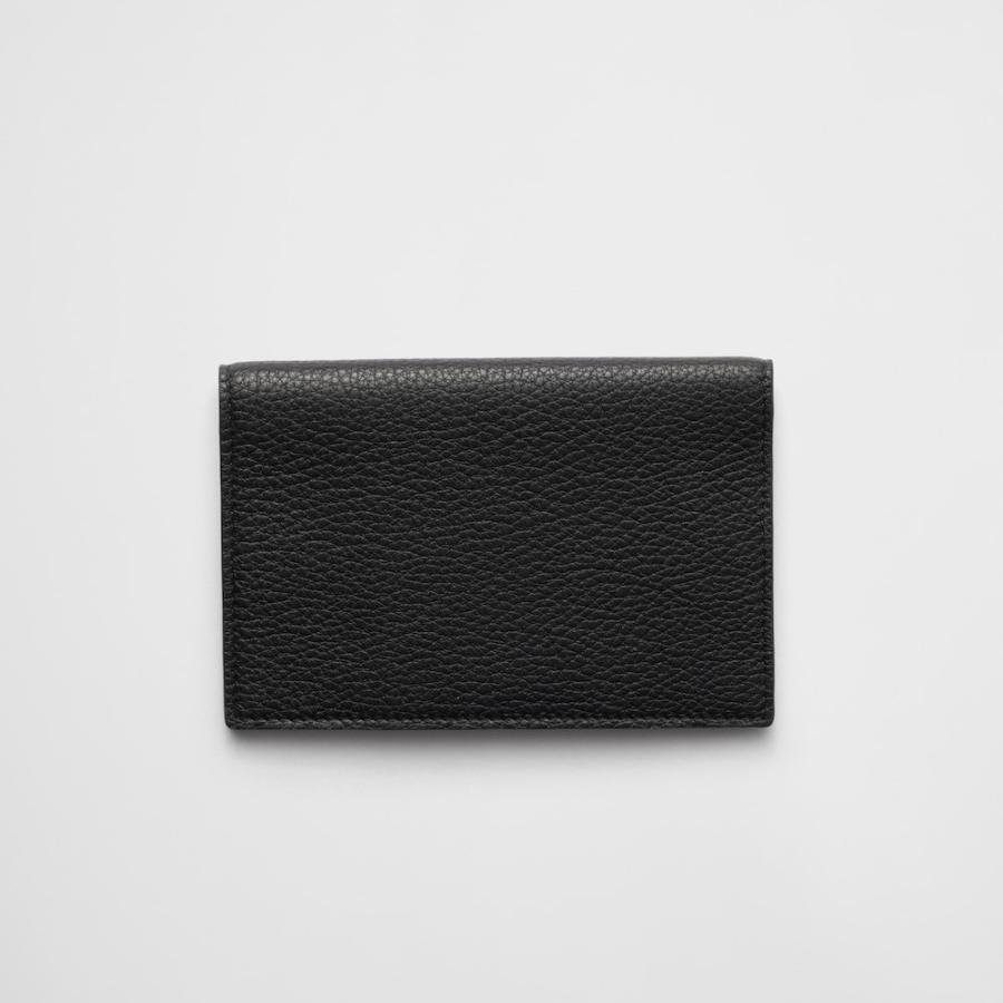 プラダ PRADA 2026春夏 メンズ レザー パスポートホルダー【ブラック 】【送料無料】【正規品】の画像