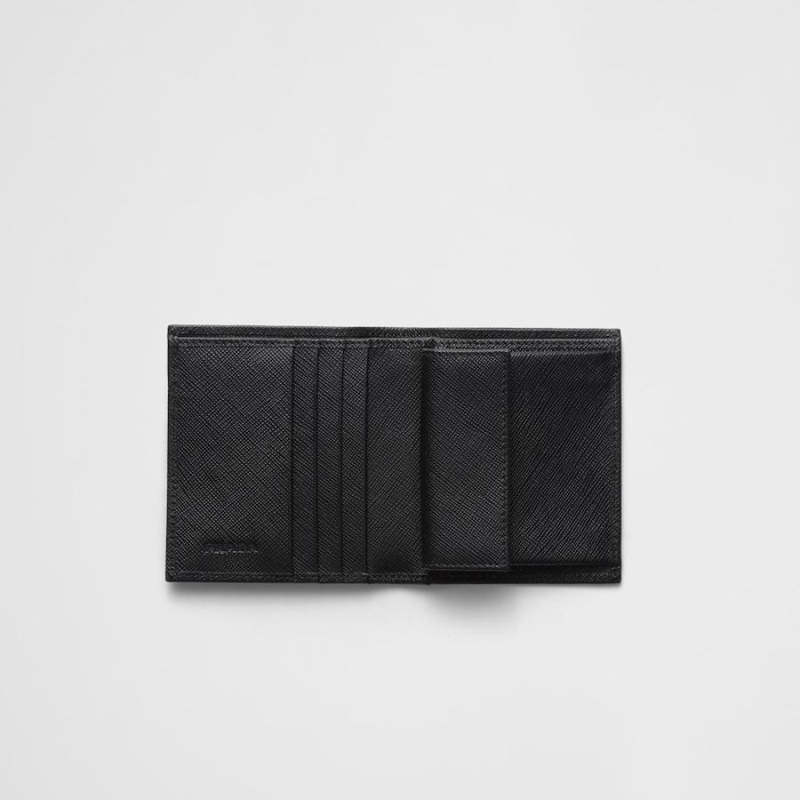 プラダ PRADA 2026春夏 メンズ Re-Nylon 財布【ブラック 】【送料無料】【正規品】の画像