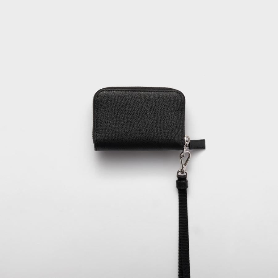 プラダ PRADA 2026春夏 メンズ サフィアーノレザー コインケース【ブラック 】【送料無料】【正規品】の画像