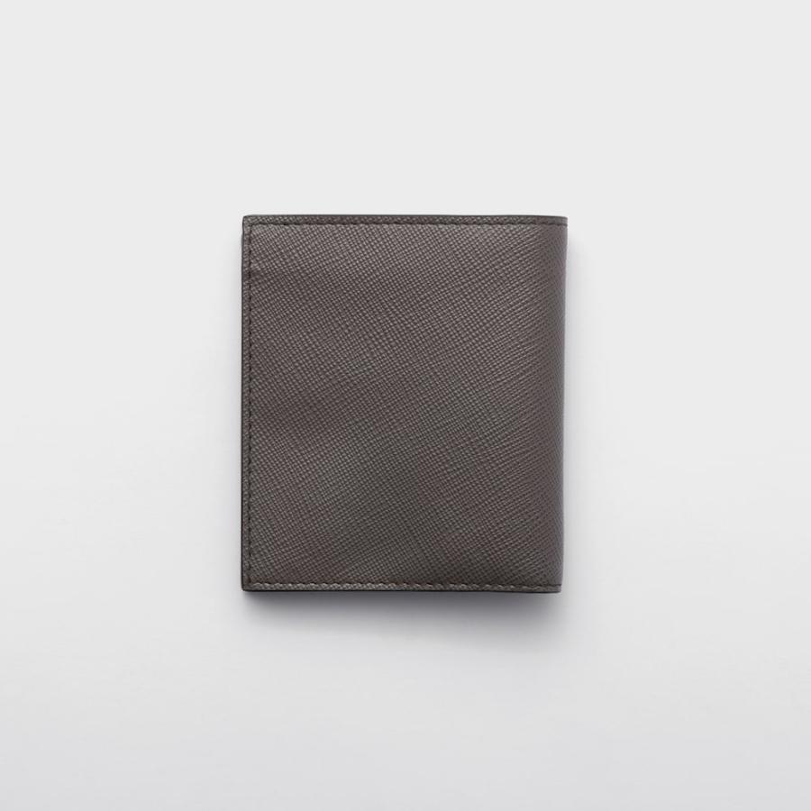 プラダ PRADA 2026春夏 メンズ サフィアーノレザー 財布【グレー／エメラルド 】【送料無料】【正規品】の画像