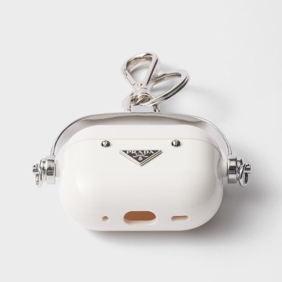 プラダ PRADA 2026春夏 メンズ AirPods Pro ケース【ホワイト 】【送料無料】【正規品】の画像