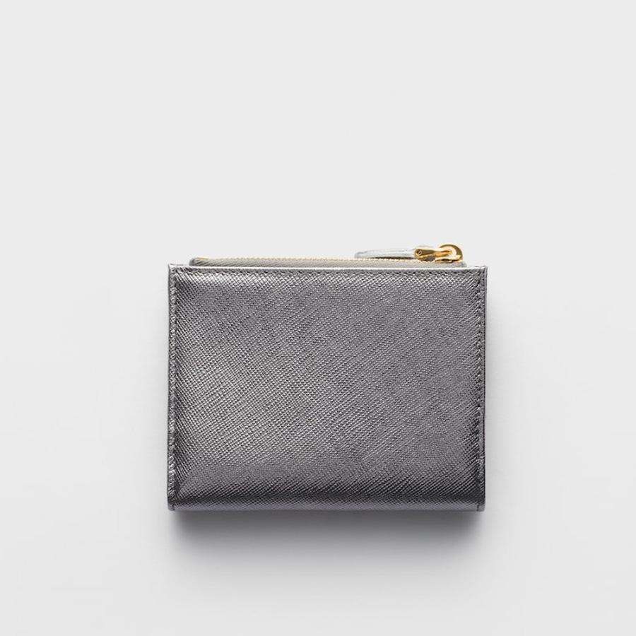 未使用品 PRADA プラダ 長財布 グレー レザー サフィアーノ小銭入れ PRADA（プラダ） ラウンドファスナー長財布 1ML506 QHH F0002