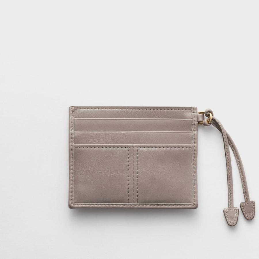 プラダ PRADA 2026春夏 レディース ソフトルックスレザー カードケース1MC025_2CYR_F0116【グレー 】【送料無料】【正規品】の画像