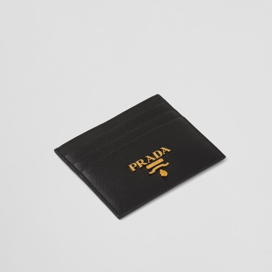 プラダ PRADA 2026春夏 レディース サフィアーノレザー カードホルダー1MC025_QWA_F0002【ブラック 】【送料無料】【正規品】の画像