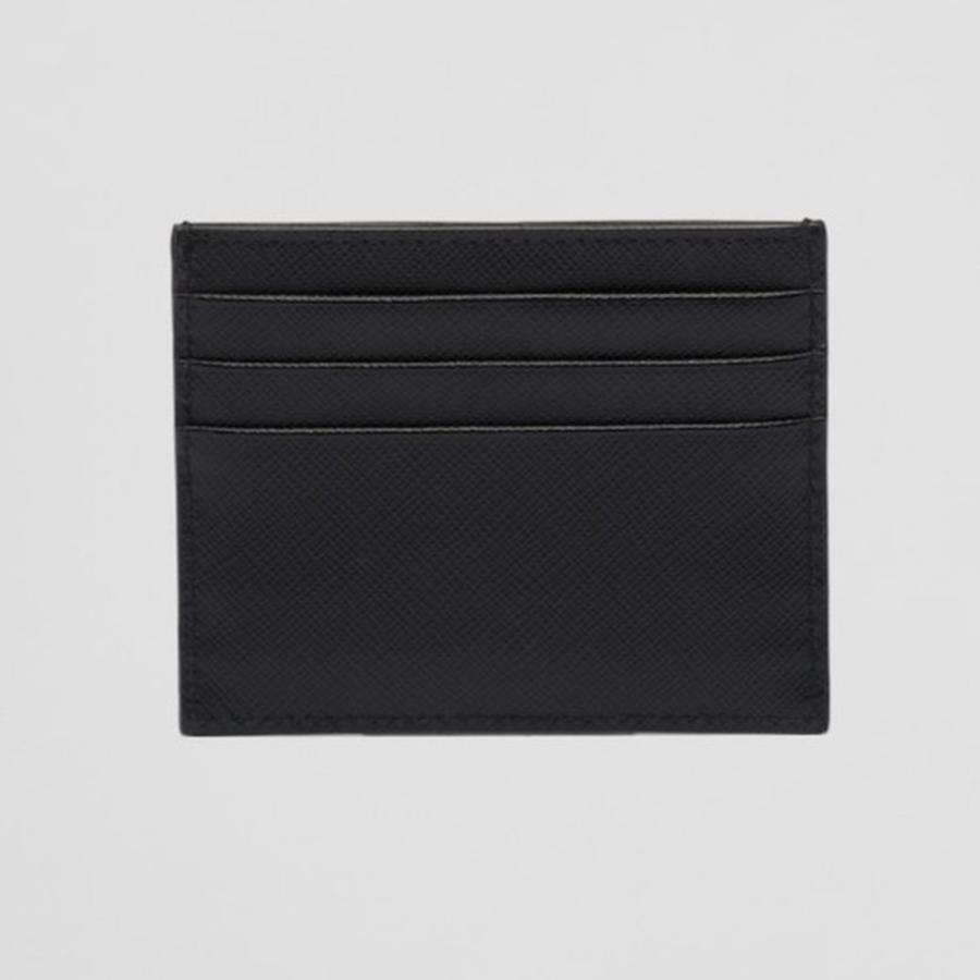 プラダ PRADA 2026春夏 レディース サフィアーノレザー カードホルダー1MC025_QWA_F0002【ブラック 】【送料無料】【正規品】の画像