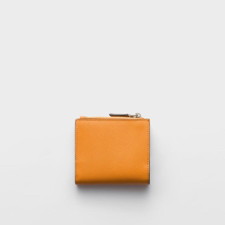 プラダ PRADA 2026春夏 メンズ サフィアーノトライアングル 財布【アンバー 】【送料無料】【正規品】の画像
