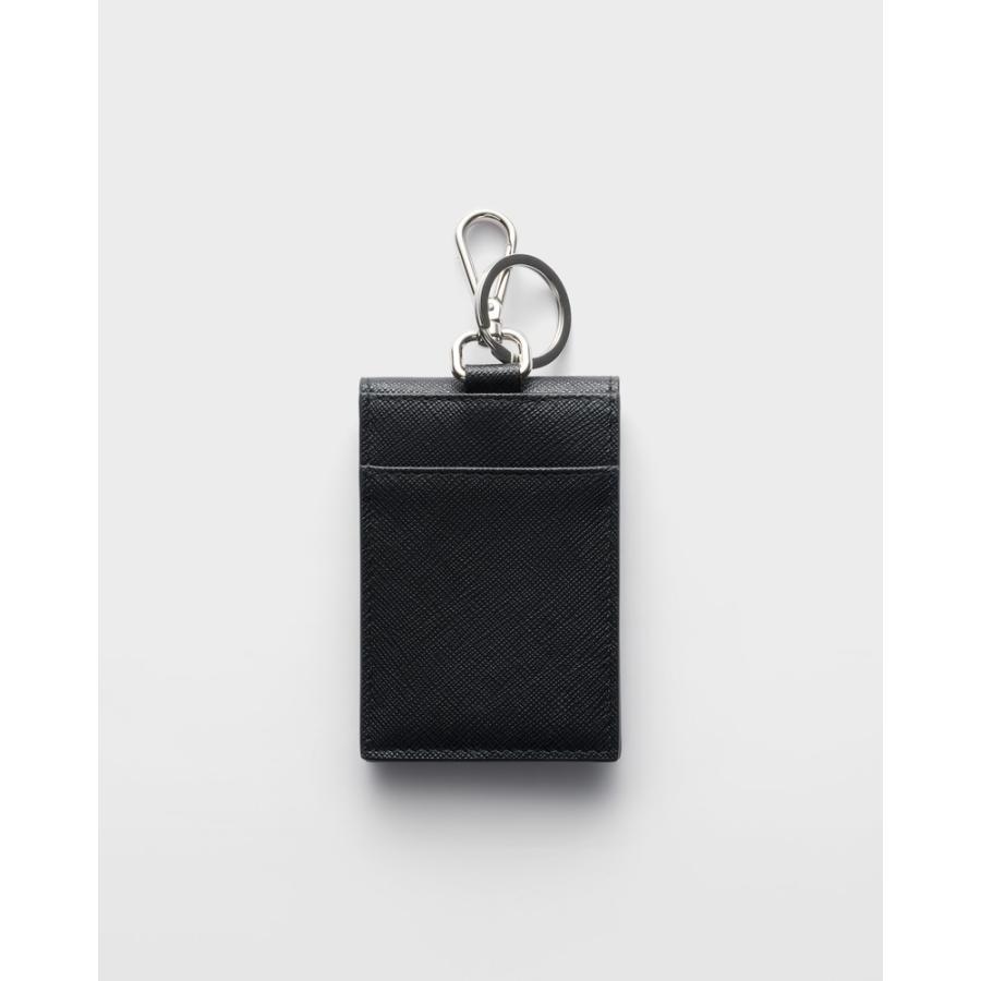 プラダ PRADA 2026春夏 メンズ サフィアーノレザー カードケース【ブラック 】【送料無料】【正規品】の画像