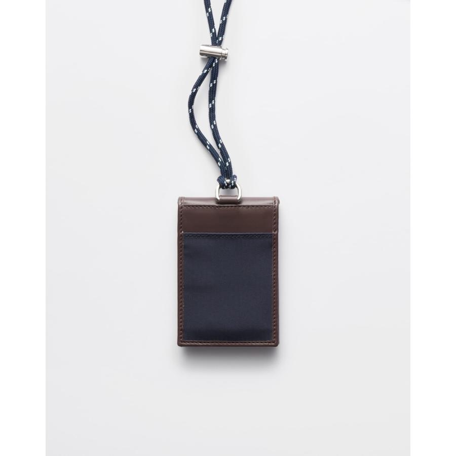プラダ PRADA 2026春夏 メンズ スピードロック Re-Nylon レザー カードケース ストラップ付【ネイビー 】【送料無料】【正規品】の画像