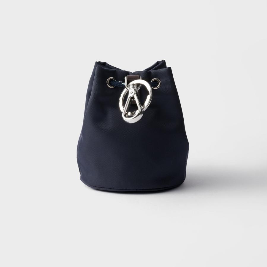 プラダ PRADA 2026春夏 メンズ スピードロック Re-Nylon キーリング チャーム【ネイビー 】【送料無料】【正規品】の画像