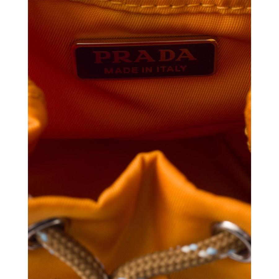 プラダ PRADA 2026春夏 メンズ スピードロック Re-Nylon キーリング チャーム【アンバー 】【送料無料】【正規品】の画像