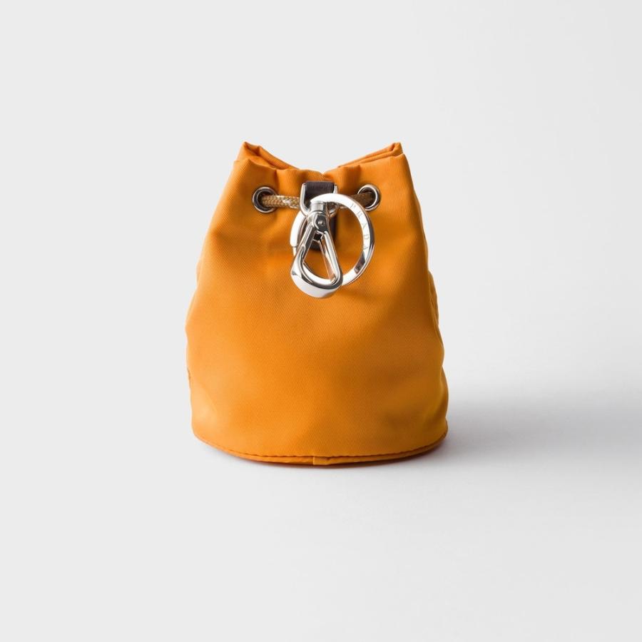 プラダ PRADA 2026春夏 メンズ スピードロック Re-Nylon キーリング チャーム【アンバー 】【送料無料】【正規品】の画像