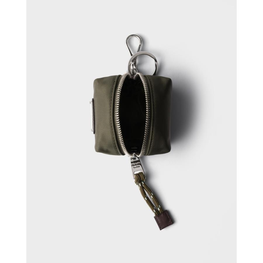 プラダ PRADA 2026春夏 メンズ スピードロック Re-Nylon キーリング チャーム【カモフラージュグリーン 】【送料無料】【正規品】の画像