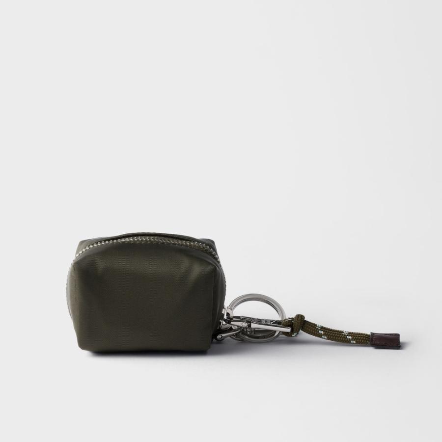 プラダ PRADA 2026春夏 メンズ スピードロック Re-Nylon キーリング チャーム【カモフラージュグリーン 】【送料無料】【正規品】の画像