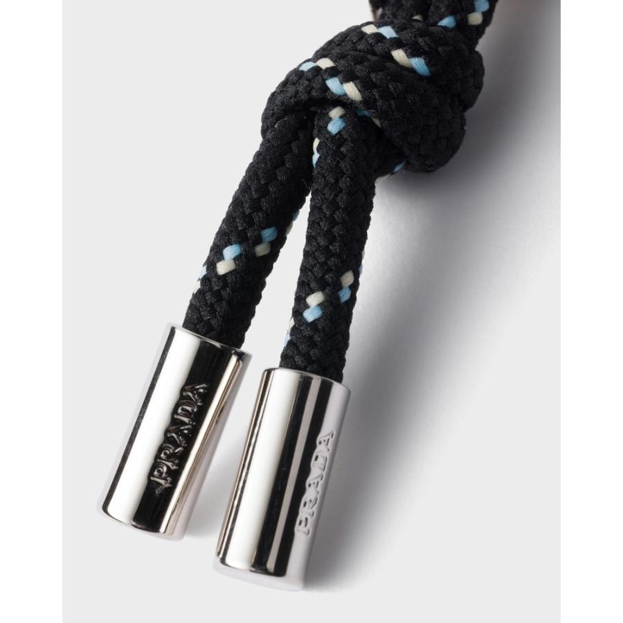 プラダ PRADA 2026春夏 メンズ スピードロック コード キーリング【ブラック 】【送料無料】【正規品】の画像