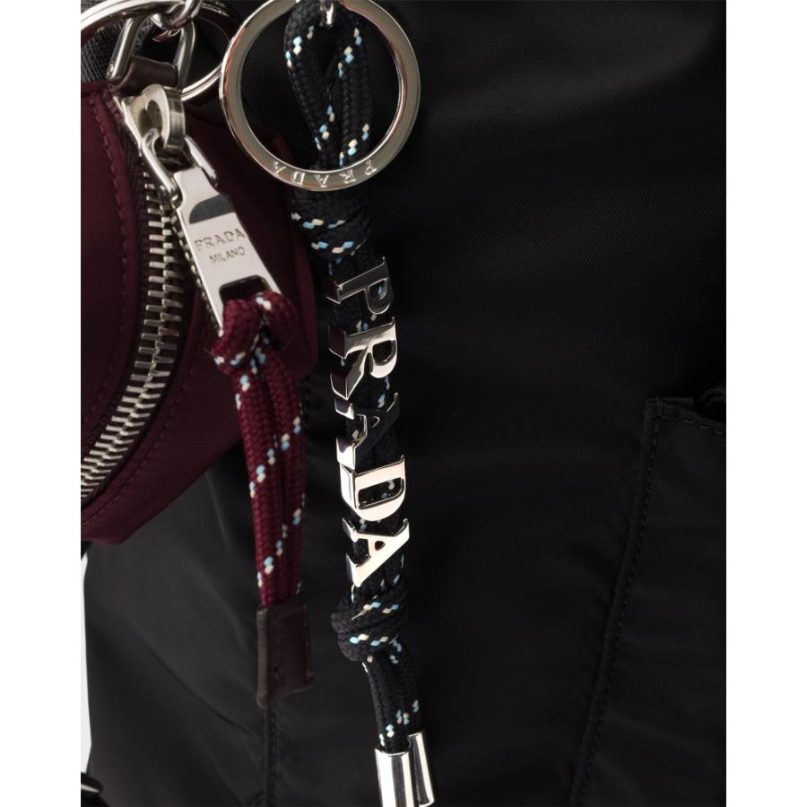 プラダ PRADA 2026春夏 メンズ スピードロック コード キーリング【ブラック 】【送料無料】【正規品】の画像