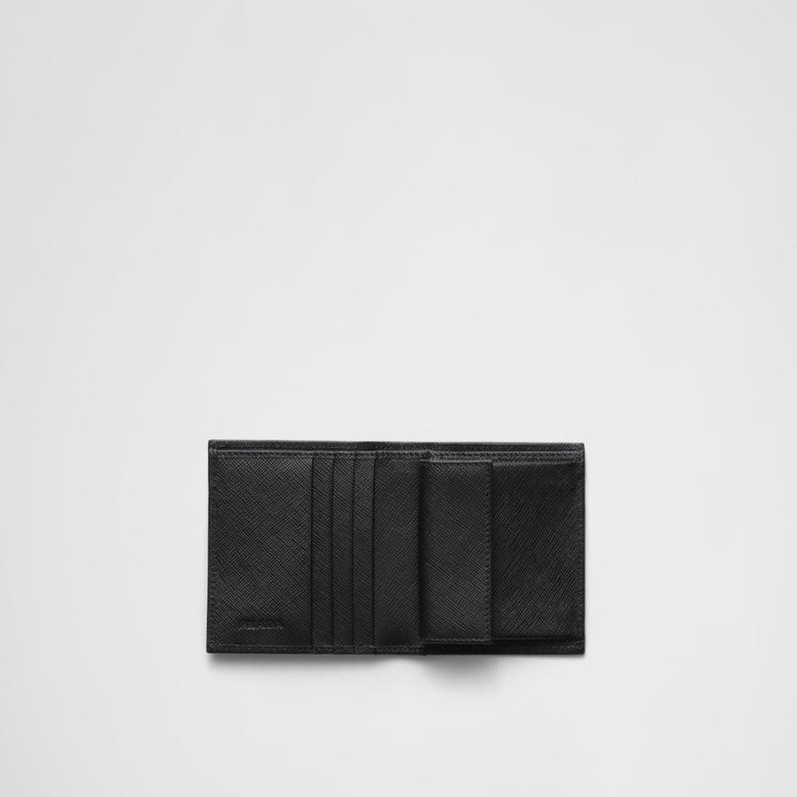プラダ PRADA 2026春夏 メンズ Re-Nylon 財布【ブラック 】【送料無料】【正規品】の画像