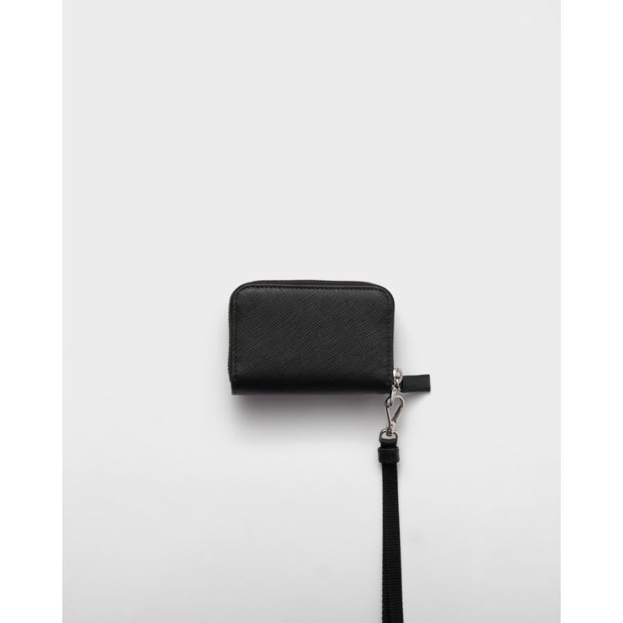プラダ PRADA 2026春夏 メンズ サフィアーノレザー コインケース【ブラック 】【送料無料】【正規品】の画像