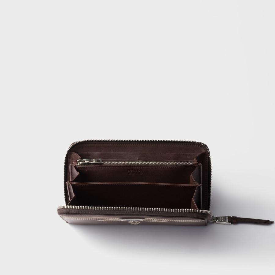 プラダ PRADA 2026春夏 メンズ ナッパレザー 財布【シエナブラウン 】【送料無料】【正規品】の画像