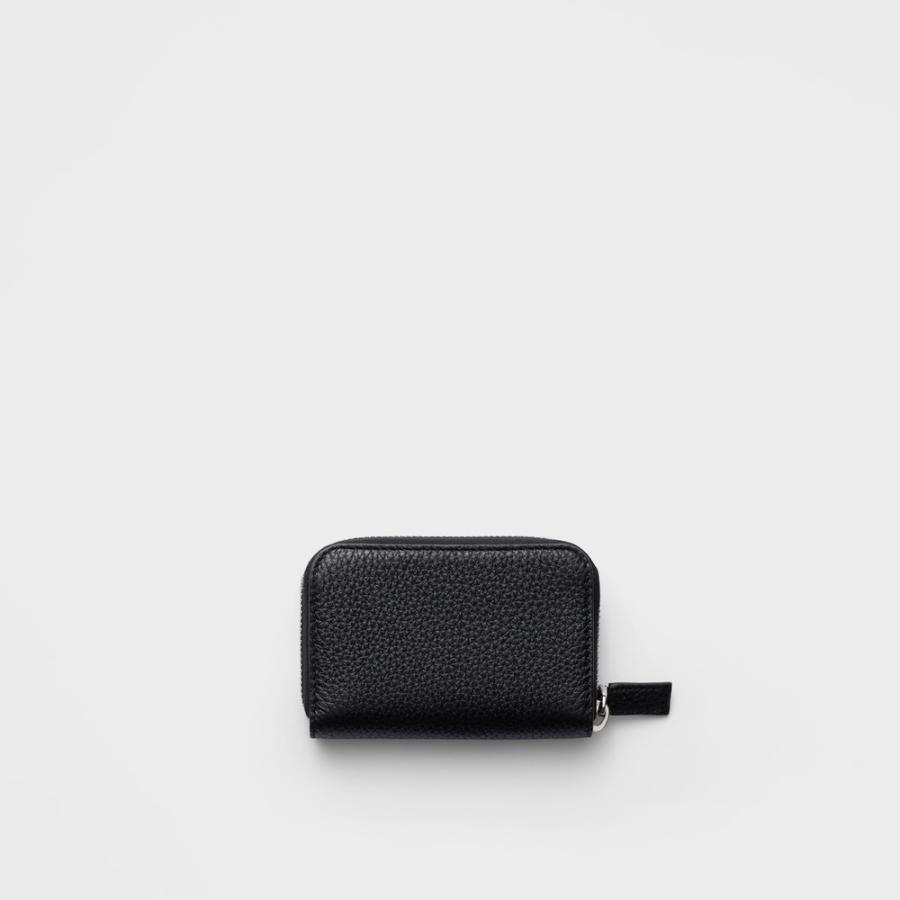 プラダ PRADA 2026春夏 メンズ ヴィッテロダイノレザー コインケース【ブラック/ローデングリーン 】【送料無料】【正規品】の画像