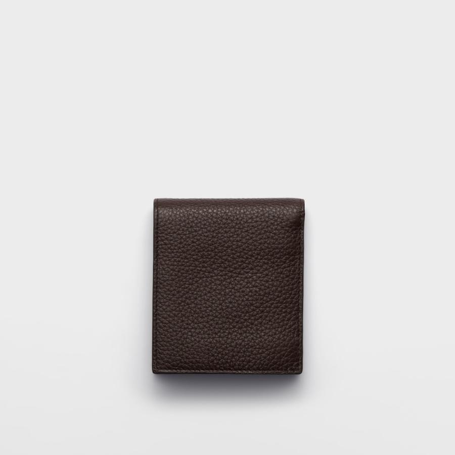 プラダ PRADA 2026春夏 メンズ コインパース付きレザーウォレット【コーヒー／マーブル 】【送料無料】【正規品】の画像