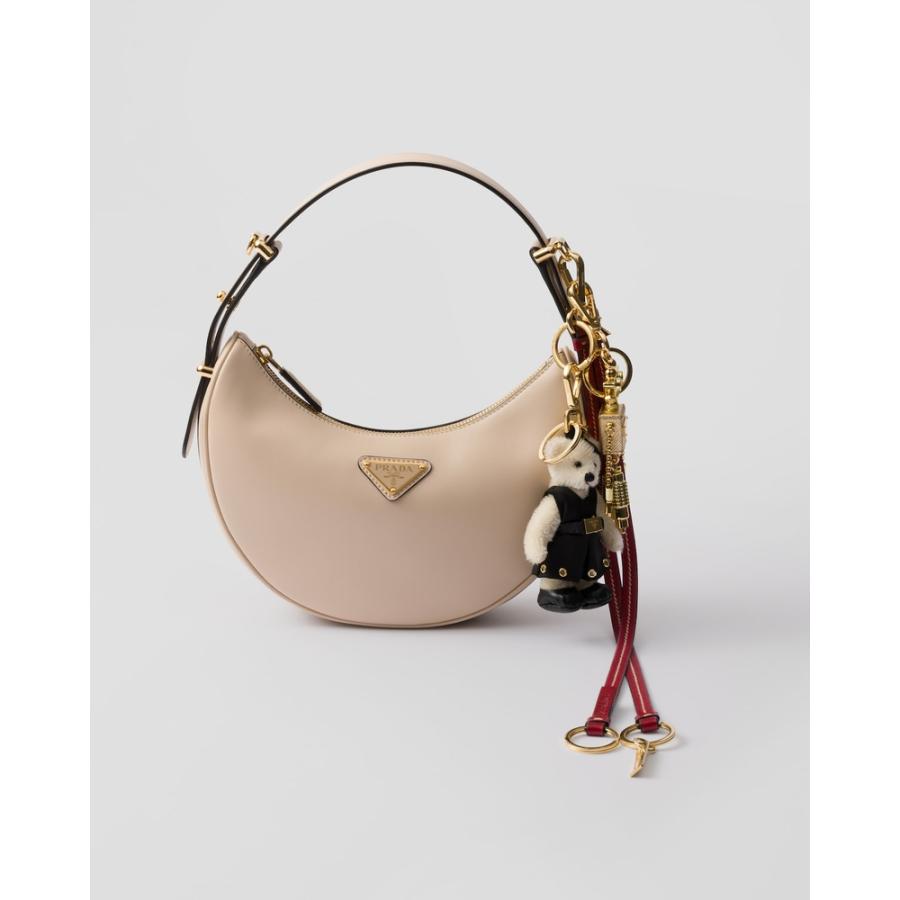 プラダ PRADA 2026春夏 レディース メタルリング付 Teddy キーチェーン チャーム1TO050_2EVI_F0009【ホワイト 】【送料無料】【正規品】の画像