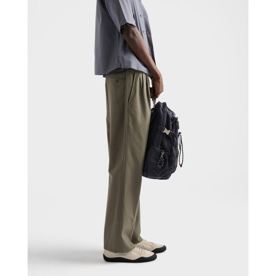 プラダ PRADA 2026春夏 メンズ スピードロック Re-Nylon スエード スニーカー【アイボリー 】【送料無料】【正規品】の画像