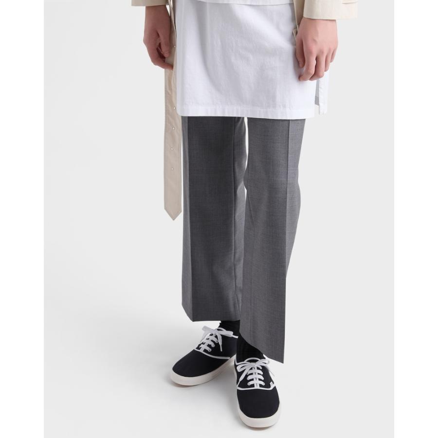 プラダ PRADA 2026春夏 メンズ ドリルファブリック スニーカー【ブラック 】【送料無料】【正規品】の画像