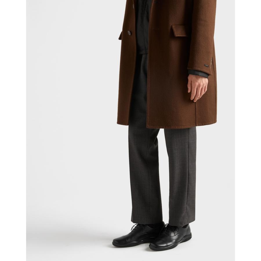 プラダ PRADA 2026春夏 メンズ トブラック レースアップレザーシューズ【ブラック 】【送料無料】【正規品】の画像