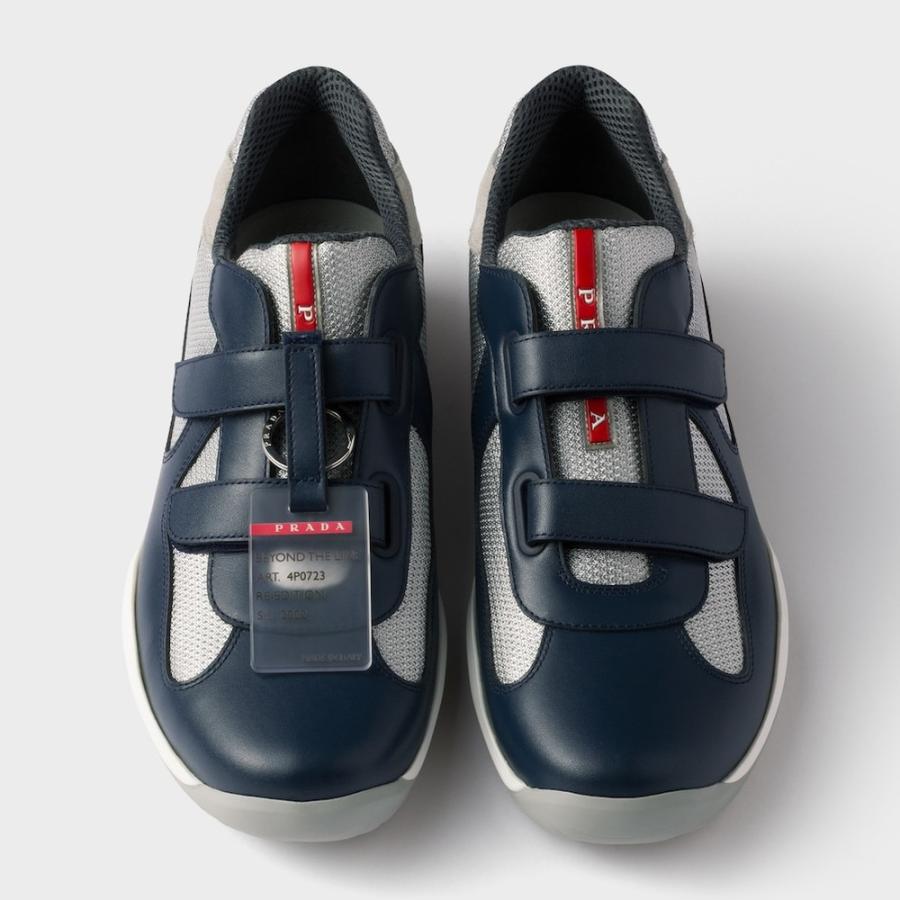 プラダ PRADA 2026春夏 メンズ アメリカズカップ オリジナルスニーカー【ウルトラマリン 】【送料無料】【正規品】の画像