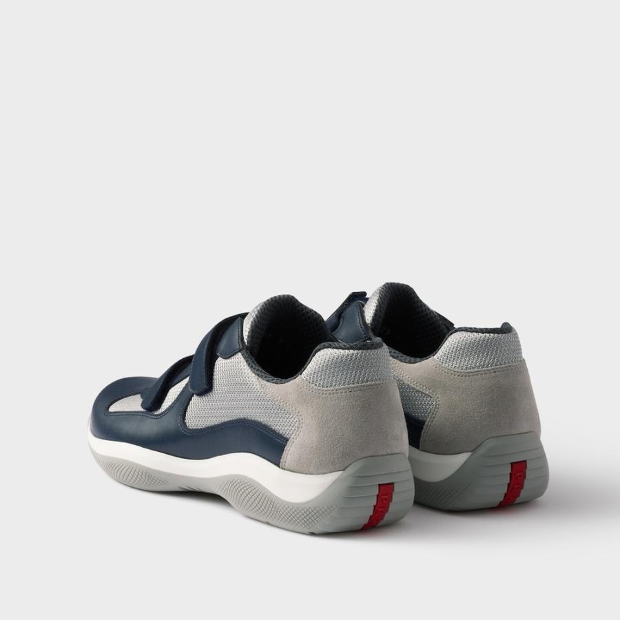 プラダ PRADA 2026春夏 メンズ アメリカズカップ オリジナルスニーカー【ウルトラマリン 】【送料無料】【正規品】の画像