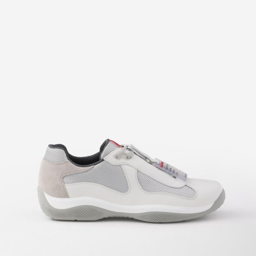 プラダ PRADA 2026春夏 メンズ アメリカズカップ オリジナルスニーカー【ホワイト 】【送料無料】【正規品】の画像