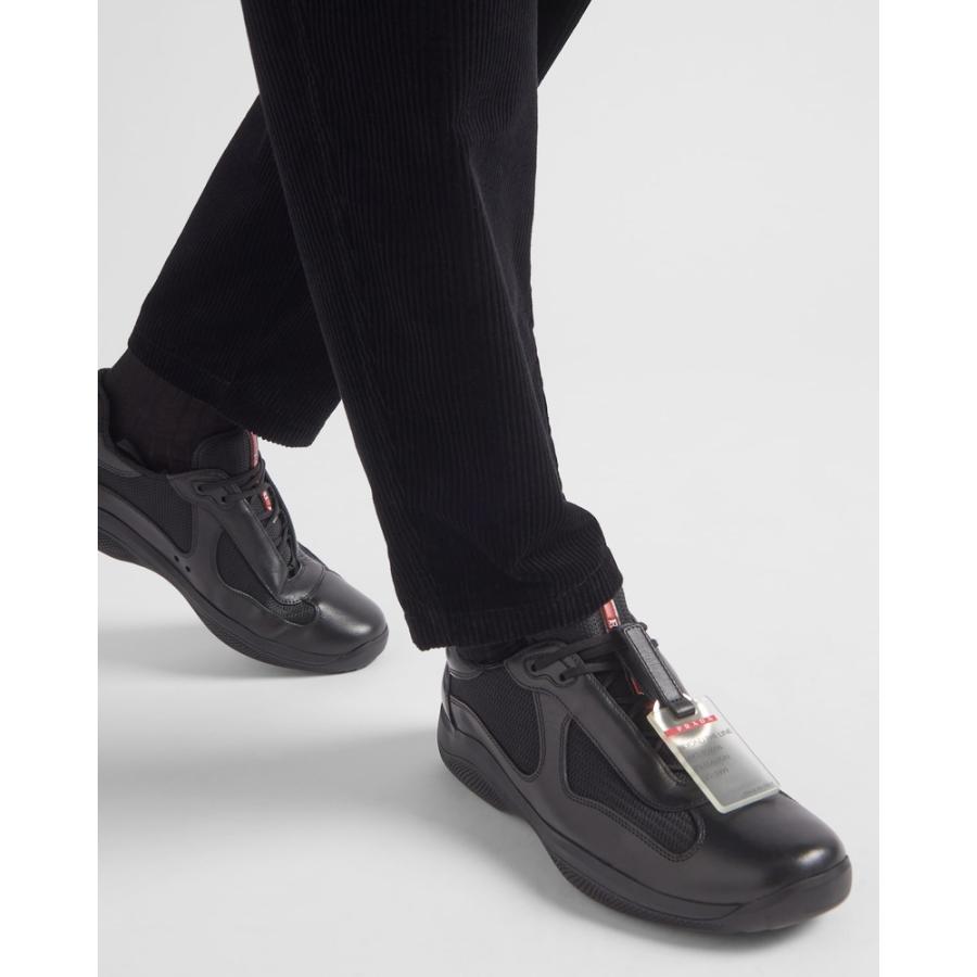 プラダ PRADA 2026春夏 メンズ アメリカズカップ オリジナルスニーカー【ブラック 】【送料無料】【正規品】の画像