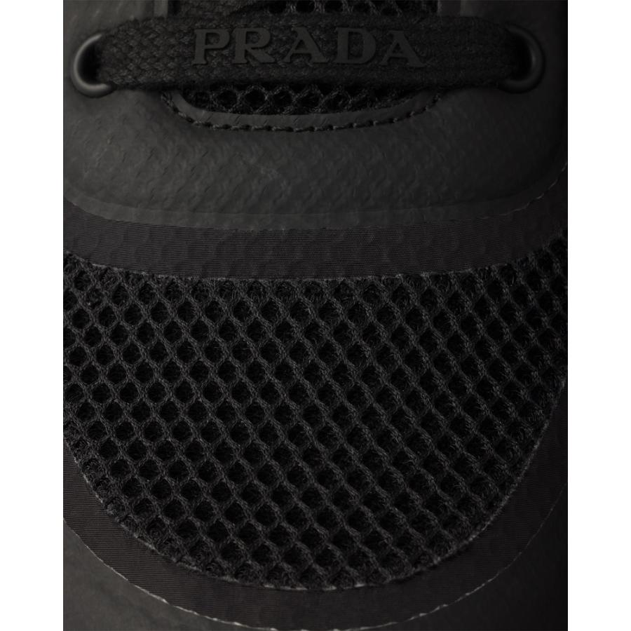プラダ PRADA 2026春夏 メンズ Prax 2.0 ファブリック スニーカー【ブラック 】【送料無料】【正規品】の画像