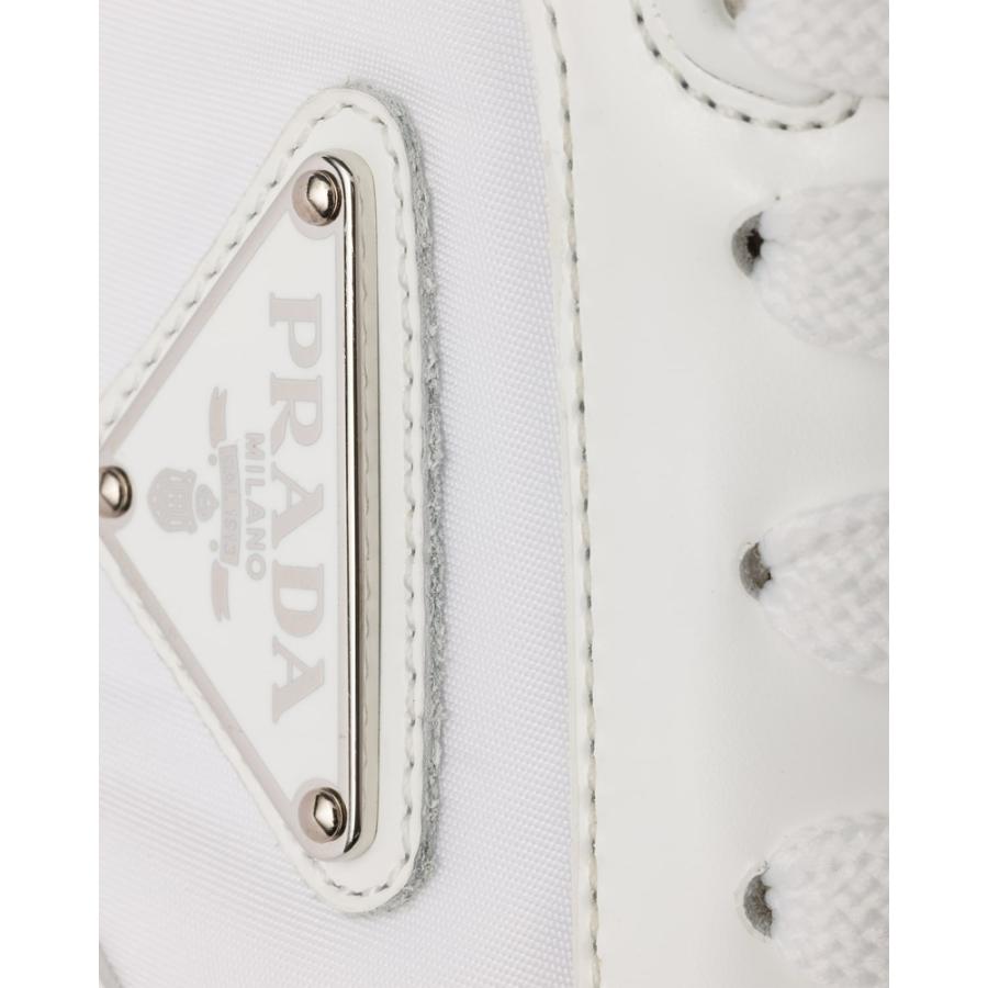 プラダ PRADA 2026春夏 メンズ PRAX 01 Re-Nylon xブラッシュドレザー スニーカー【ホワイト 】【送料無料】【正規品】の画像
