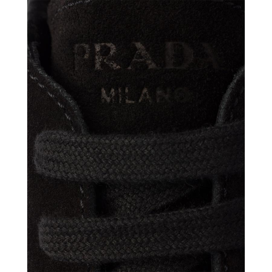 プラダ PRADA 2026春夏 メンズ Prax スエード x Re-Nylon スニーカー【ブラック 】【送料無料】【正規品】の画像