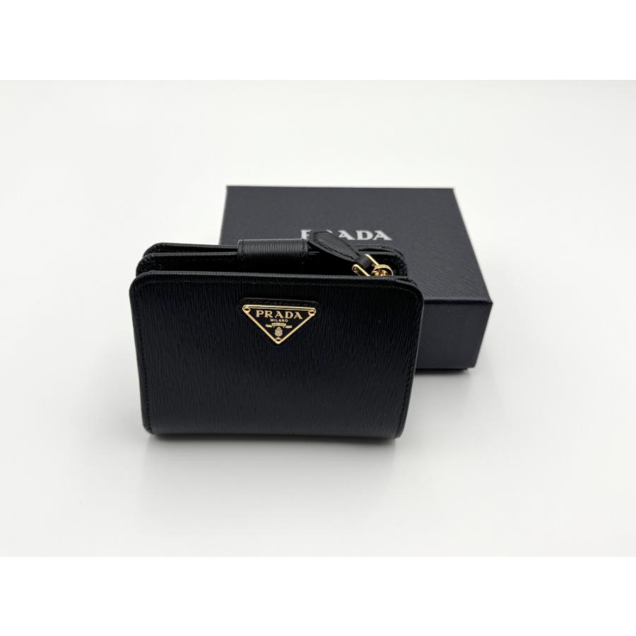PRADA（プラダ） 【即納】プラダ レディース カーフスキン 折財布