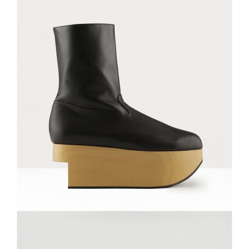 ヴィヴィアンウエストウッド Vivienne Westwood レディース ROCKING HORSE BOOTロッキンホースブーツ【Black 】【送料無料】【正規品】｜celebrity｜02