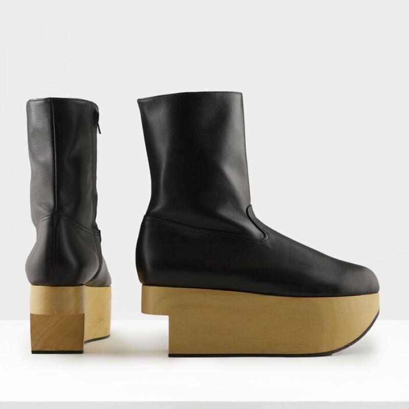 ヴィヴィアンウエストウッド Vivienne Westwood レディース ROCKING HORSE BOOTロッキンホースブーツ【Black 】【送料無料】【正規品】｜celebrity｜03