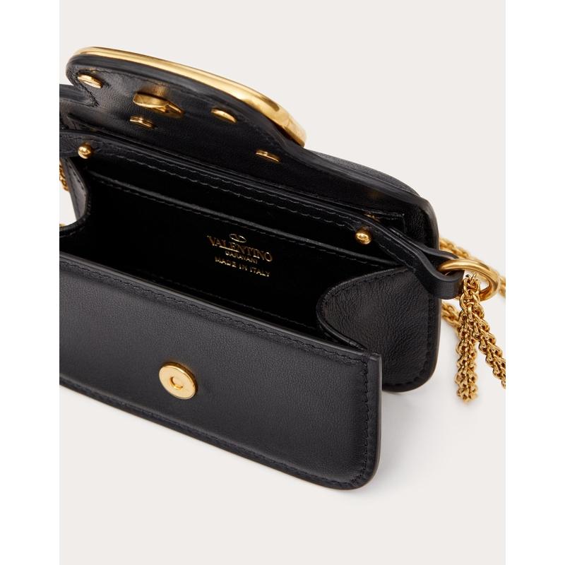 ヴァレンティノ VALENTINO レディース☆LOCO チェーン付きカーフスキン