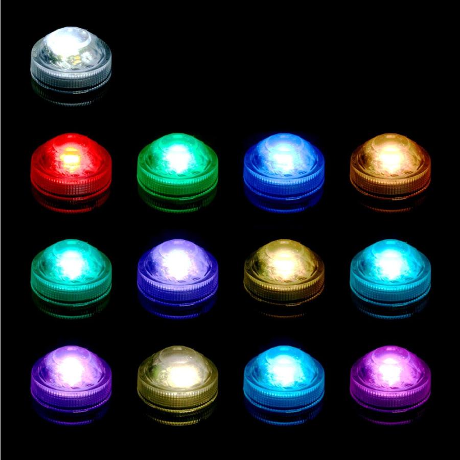 Ledライト台座 Mame 10p Ip67準拠 防水 16色rgb リモコン制御 Ledミニライト台座 10個セット Jttp セレクティアショップ 通販 Yahoo ショッピング