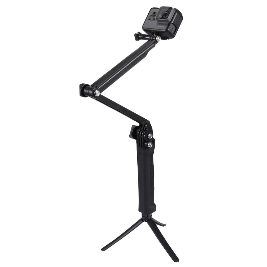 GoPro/OSMO ACTION対応 3Way 多機能 グリップ ホルダー MULTIGRIP-P 自撮り棒 セルフィ 多関節 ミニ三脚｜celectiashop｜09