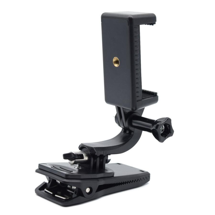 ベルトクリップホルダー 3軸タイプ Beltclip3a P スマホを リュックのベルトやストラップに取り付け