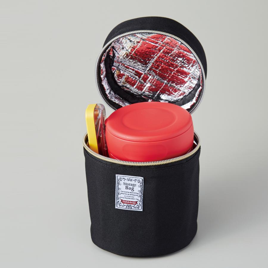 スープジャー 保温バッグ ブラック 送料無料 カバー お弁当 保温弁当箱 保温ポット 保温弁当箱 女子 男子 Celife 通販 Yahoo ショッピング