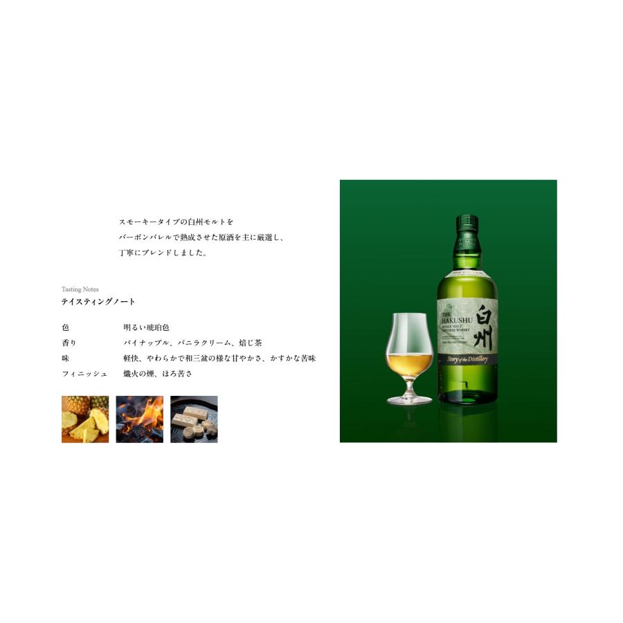 サントリー シングルモルトウイスキー 白州 Story of the Distillery