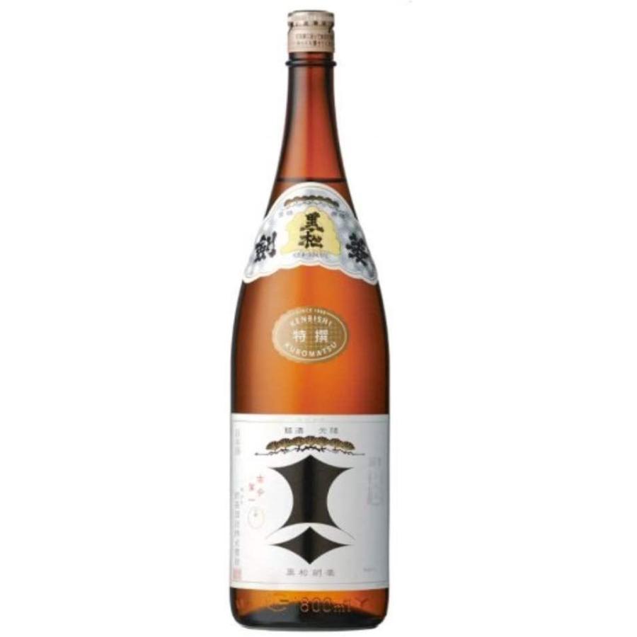 剣菱 1800ml 日本酒 6本セット【B】 剣菱 黒松特撰 本醸造 1800ml 日本酒 濃醇辛口 熱燗 まろやか キレ
