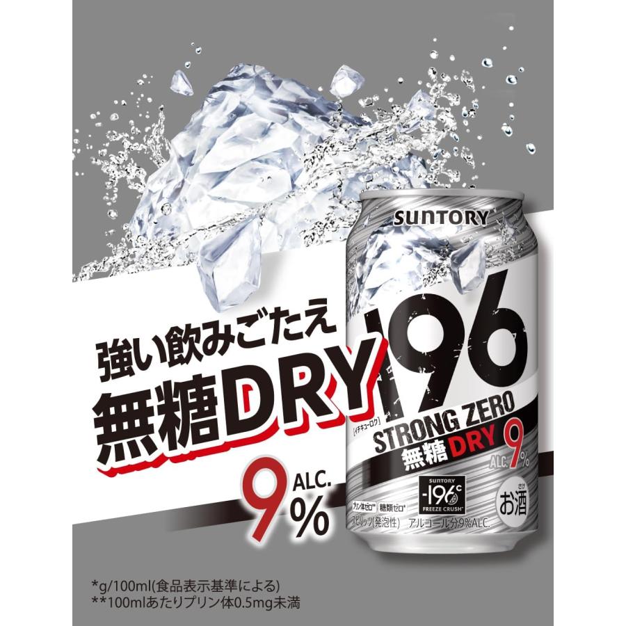 SUNTORY（サントリー） ストロングゼロ DRY-196℃ 350ml 缶 1ケース 缶