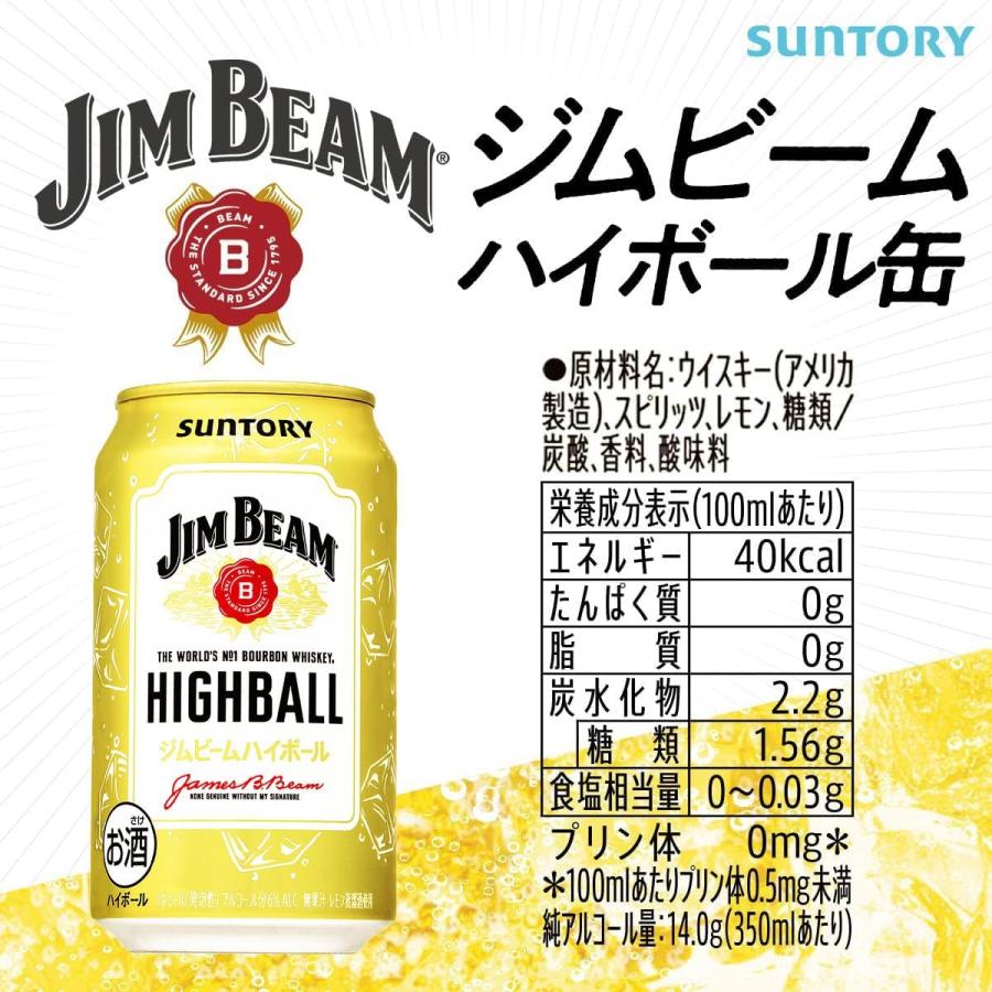 ジムビーム ソーダ サントリー 送料無料 350ml 缶 2ケース whisky and