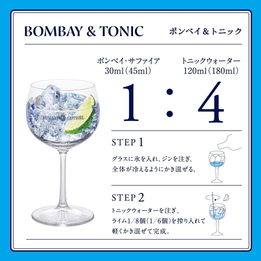 サッポロ（SAPPORO） ボンベイ・サファイア 750ml バルーングラス